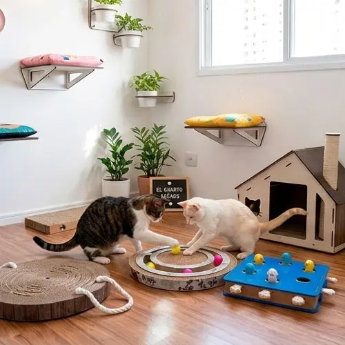 juegos didacticos para gatos